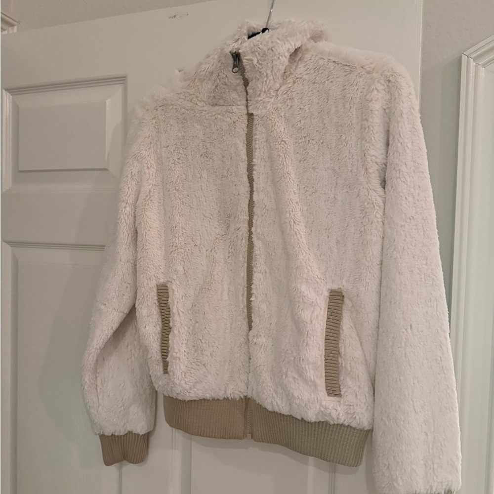 Patagonia Cream Teddy Jacket